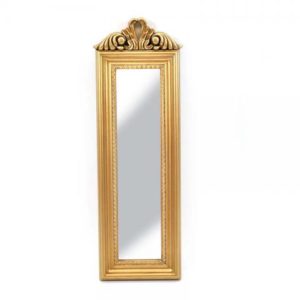 Καθρέφτης μακρόστενος χρυσός 53x10 cm