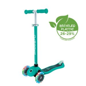 GLOBBER ΠΑΤΙΝΙ SCOOTER PRIMO PLUS LIGHTS EMERAL GREEN 442-607-4 3+ΕΤΩΝ