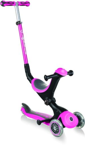 GLOBBER SCOOTER GO-UP DELUXE DEEP PINK 644-110 1+