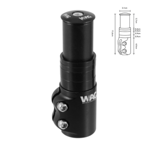 WAG ΑΝΤΑΠΤΟΡΑΣ ΛΑΙΜΟΥ ΠΟΔΗΛΑΤΟΥ AHEAD ADAPTER 1 1/8” WITH SPACERS 421691201
