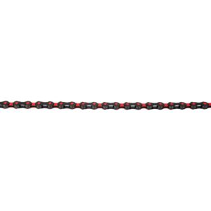 KMC ΑΛΥΣΙΔΑ DLC 12 E BIKE 126 LINKS ΔΙΑΦΟΡΑ ΧΡΩΜΑΤΑ - Μαύρο Κόκκινο (Black Red) BD12BR126 (303501)