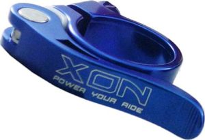 XON ΜΠΛΟΚΑΖ ΣΕΛΑΣ ΧCS-08 ALLOY SEAT CLAMP 31.8MM WITH FORGED QUICK RELEASE LEVER - Μπλε