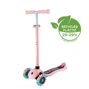 GLOBBER ΠΑΤΙΝΙ SCOOTER PRIMO PLUS LIGHTS PASTEL PINK 442-710-4 3+ΕΤΩΝ
