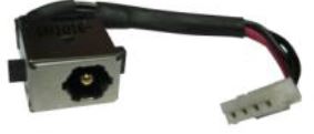 Βύσμα Τροφοδοσίας DC Power Jack Socket HP Compaq DV2 CQ35 (κωδ.3050)