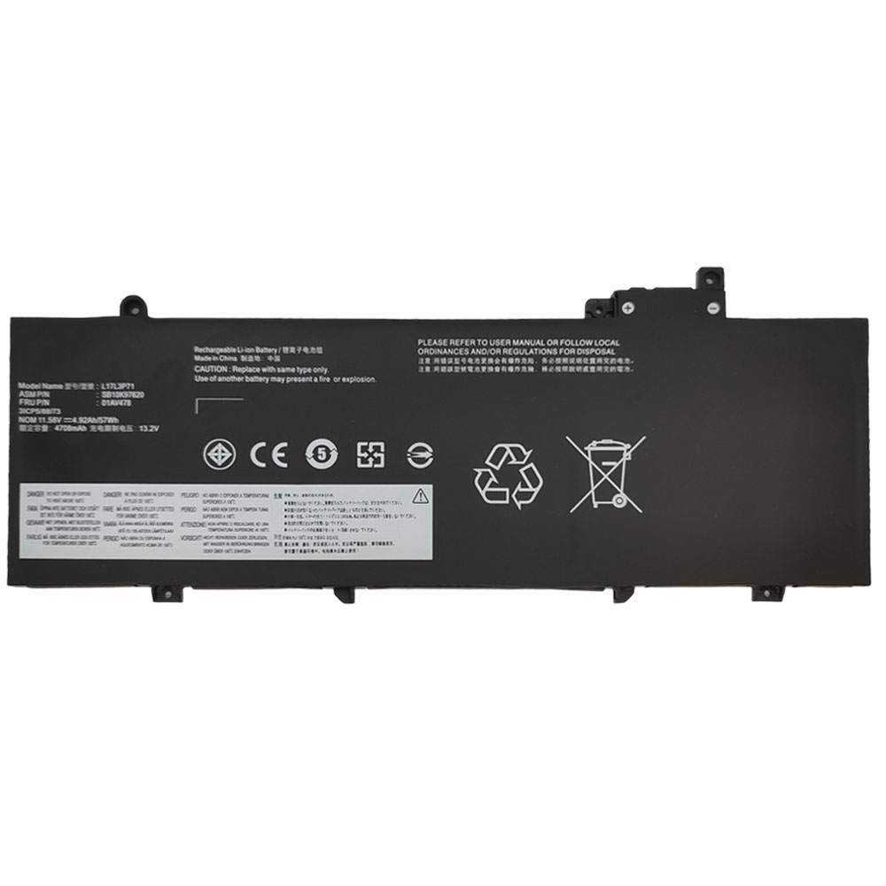 Μπαταρία Laptop - Battery for Lenovo ThinkPad T480s Series L17M3P71 L17M3P72 L17L3P71 01AV478 OEM (Κωδ.1-BAT0438)