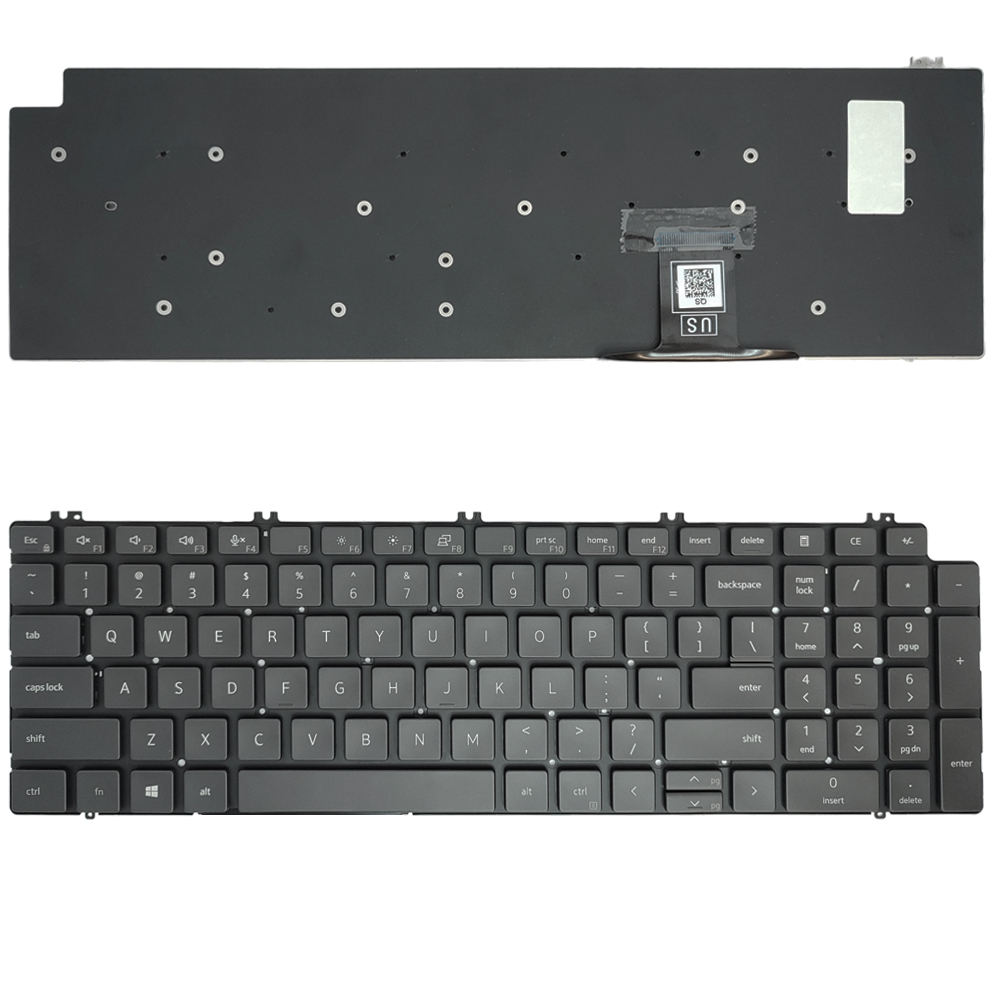 Πληκτρολόγιο Laptop Keyboard for Dell Precision 7750 7550 7760 7560 1WYH2 01WYH2 US layout Black OEM(Κωδ.40816USNOFR)