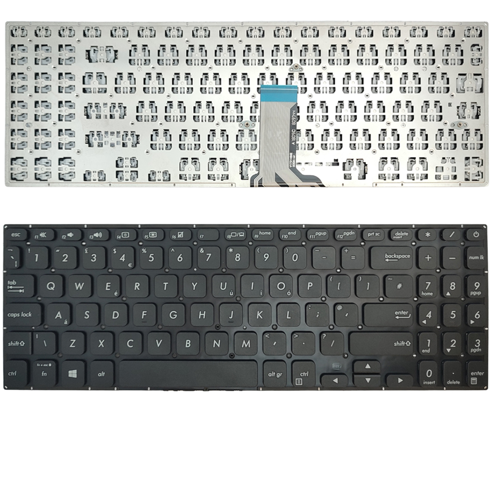 Πληκτρολόγιο Laptop Keyboard for Asus vivobook S530 S530UA S530UN S530FA S5300F S5300FN S530FA-EJ335T US layout Black OEM(Κωδ.40814USNOFR)