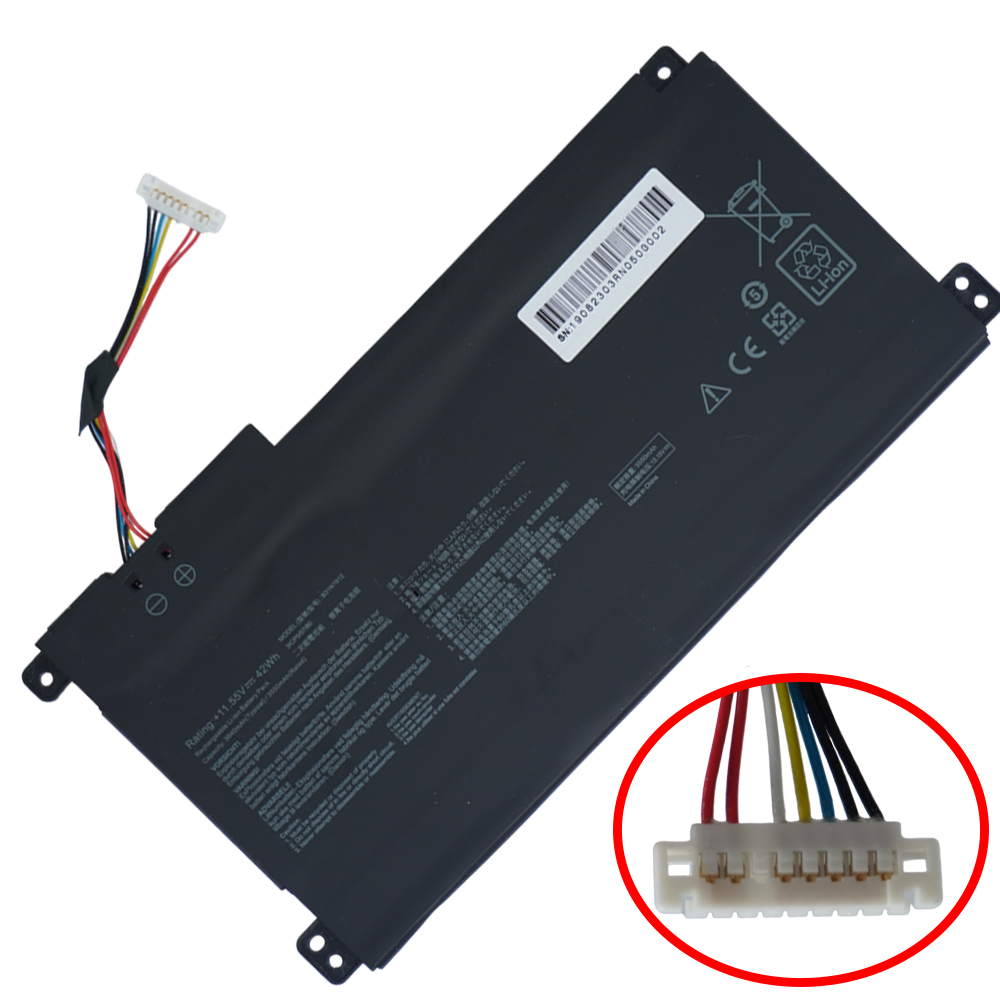 Μπαταρία Laptop - Battery για Asus VivoBook 14 E410MA L410MA E410KA E510MA E510KA F414MA L510MA R522MA B31N1912 11.55V 42Wh 3640mAh με καλωδιοταινία 7 pins ( Κωδ. 1-BAT0450 )