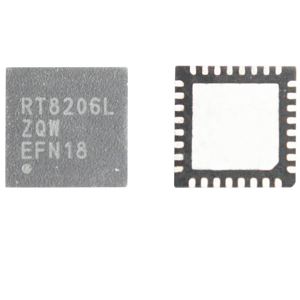 Controller IC Chip - MOSFET RT8206M RT8206MGQW chip for laptop - Ολοκληρωμένο τσιπ φορητού υπολογιστή (Κωδ.1-CHIP0912)