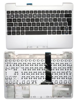 Πληκτρολόγιο Laptop Asus Transformer Pad TF300T UK Keyboard 13A027604057M MP-11F16CH-442 TF300TL-B1-BL TABLET UK Silver Palmrest KEYBOARD(Κωδ.40276UK)