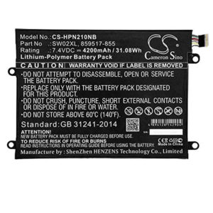 Μπαταρία Laptop - Battery for HP Notebook X2 10-P010CA X2 10-P010NF X2 10-P010NR X2 10-P010NZ X2 10-P010WM X2 10-P011NF X2 10-P011NR X2 10-P012NF X2 10-P012NR X2 10-P012NS 859470-1b1 SW02XL OEM (Κωδ.1-BAT0355)