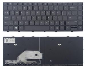 Πληκτρολόγιο Laptop HP	Probook 430 G5	nsk xj0sqUS Black Keyboard with Frame (Κωδ.40472US)