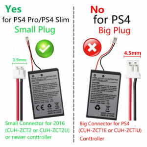 Battery pack For Sony Playstation 4 PS4 Pro & Slim DualShock Controller + Cable OEM (Κωδ.1-BAT0341)