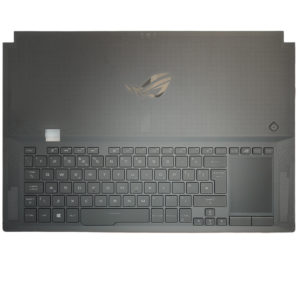 Πληκτρολόγιο Laptop Keyboard for Asus RoG Zephyrus GX701 GX701GV GX701GW GX701GX GX701GWR GX701GXR GX701GVR GX701LV GX701LWS GX701LXS UK Palmrest Black OEM(Κωδ.40825UKPALM)