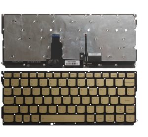 Πληκτρολόγιο Laptop - Keyboard for Lenovo IdeaPad Air 12 yoga 900S yoga 900 yoga 4s yoga 900S-12ISK English US V154120AS1-US Gold With Backlight (Κωδ. 40494USNOFRAME)