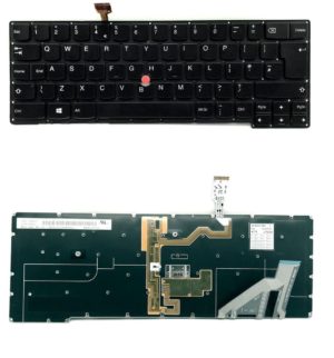 Πληκτρολόγιο Laptop - Keyboard for Lenovo ThinkPad X1 Carbon 2nd Gen 2014 0C45071 0C45137 4A406H MQ-69FC MP-13F56FCJ442 (Κωδ. 40495UKNOFRAME)