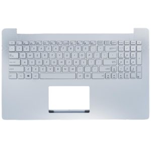 Πληκτρολόγιο - Laptop Keyboard Palmrest για Asus ROG ZenBook Pro UX501 UX501J UX501JW BK5 NSK-USLLQ 9Z.N8SLQ.L01 BES0N8SLQ01 0K200-00250000 US Backlight Silver ( Κωδ.40802USSILVERPALM )