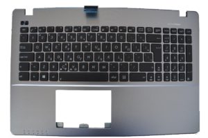 Πληκτρολόγιο-Ελληνικό Laptop ASUS X550 X552 X550ZE X550CA X550JD X550CC X550VC A550V R510V C Silver 90NB00T1-R31UK0 (Κωδ. 40394GRPALM)