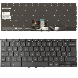 Πληκτρολόγιο Laptop Keyboard for ASUS Chromebook CX9400 CX9400CEA Flip C490 0KN1-BP1UK12 UK layout with power button Black OEM(Κωδ.40771UKBLPWBLACK)