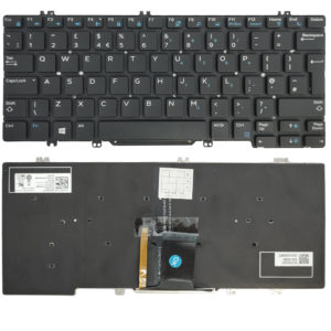 Πληκτρολόγιο Laptop Keyboard for Dell Latitude 7290 5289 5290 7280 5280 7380 7389 7390 346TJ 0346TJ UK layout Black with Backlit OEM(Κωδ.40781UKNOFRBL)