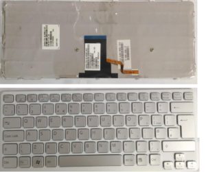 Πληκτρολόγιο Laptop SONY VAIO VPC-CA Series 148954241 9Z.N6BBF.B0U pcg-61713m 148954251 VPC-CA1S1E/G UK Layout Keyboard (Κωδ.40492UKWHITEBACKLIT)