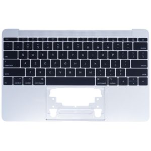 Πληκτρολόγιο - Laptop Keyboard Palmrest για Apple MacBook Pro 12 A1534 2016 MLHA2LL/A MLHC2LL/A 613-02547-09 613-02547-A 613-02547 Retina US Silver ( Κωδ.40934USPALM )
