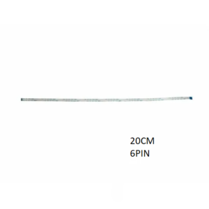 Καλωδιοταινία - FFC flat switch cable 6pins, 20cm length ,3.5mm wide (1-FFC0028)