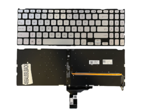 Πληκτρολόγιο Laptop - Keyboard for ASUS Vivobook M509 X509 X509F X509U X509UM X509FA MA X515 US SILVER BACKLIT OEM (Κωδ. 40684USSILBACK)