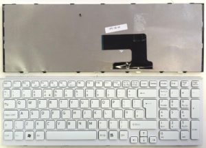 Πληκτρολόγιο Laptop Sony VAIO PCG-61611M VPCEE3E1E Laptop Keyboard UK WHITE NO FRAME VERSION(Κωδ.40296UKWHITENOFRAME)
