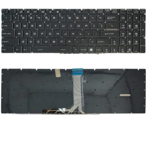 Πληκτρολόγιο Laptop Keyboard for MSI GE75 Raider GS75 Stealth GL75 GP65 GP75 Leopard Series GE63 Raider RGB 8RE 8RF GE73 Raider 8RE 8RF US layout Black with Backlight OEM(Κωδ.40828USNOFRBL)