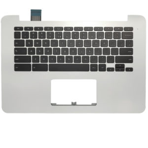 Πληκτρολόγιο Laptop Keyboard for Asus Chromebook C201PA C202SA C300SA C300MA US Palmrest Cover White OEM(Κωδ.40898USWHITEPALM)