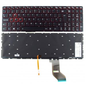 Πληκτρολόγιο laptop IBM-LENOVO	G50-45	PK130TH2A00 UK BLACK With Backlight (Κωδ.40541UKNOFRAMEBACKLIT)