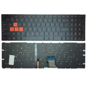 Πληκτρολόγιο Laptop Asus ROG Strix GL702 GL702VM GL702VT GL702VS GL702ZC Series Keyboard Orange US version Backlit OEM (Κωδ. 40632USORANGEBACKLIT)