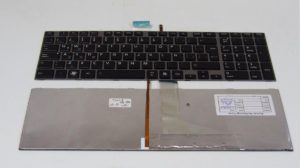 Πληκτρολόγιο Laptop Toshiba C850 C850D C855 C855D C870 C870D C875 C875D L850 L850D L855 L855D L870 L870D L875 L875D UK VERSION SILVER BACKLIT KEYBOARD (Κωδ.40012UKSILVERBACKLIT)