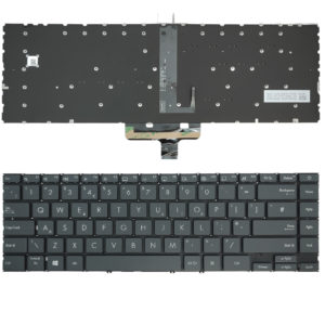 Πληκτρολόγιο Laptop Keyboard for Asus Zenbook 14 Q408 Q408U Q408UG UK layout Black with Backlight OEM(Κωδ.40789UKNOFRBL)
