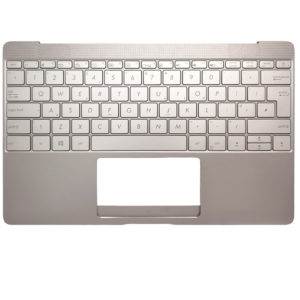Πληκτρολόγιο Laptop Keyboard for Asus zenbook UX390UA DH51-GR GS SERIES QENT2S-CB RH71-CB XH74-BL UX390UAK UK GREY Palmrest OEM (Κωδ.40882UKGREYPALM)