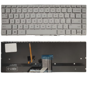 Πληκτρολόγιο Laptop Keyboard for HP ENVY 13-AD009NV 13-AD010NV Backlit Silver US OEM(Κωδ.40907USBL)