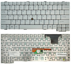 Πληκτρολόγιο Laptop Keyboard for Fujitsu E8010 E8110 E8210 E8310 E8410 E8420 US layout White OEM(Κωδ.40858USPOINTER)