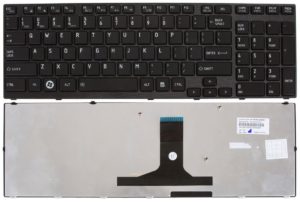 Πληκτρολόγιο Laptop Toshiba Satellite A660 A660D A665 A665D Keyboard MP-09N53US66981 PK130CX2C00 K000101550 PK130CX2B00 9Z.N4YGC.001 US VERSION BLACK KEYBOARD(Κωδ.40007US)