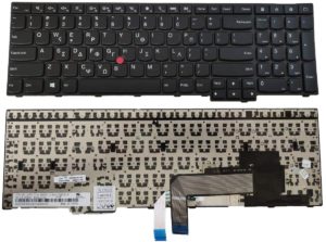 Πληκτρολόγιο Ελληνικό Laptop - Greek Keyboard for Lenovo Thinkpad E555 E550 E560 series Black GREEK (Κωδ. 40616GR)