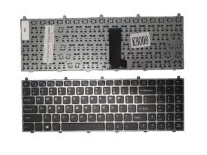 Πληκτρολόγιο Laptop TURBO-X CLEVO W650EH W650SR W650SB W650SF W655SB W650SH US (Κωδ.40511USSILVER)