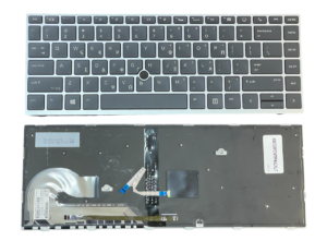 HP EliteBook 730 735 745 G5 US Keyboard L11309-001 L14379-001 L14366-071 L14379-041 L14379-051 L14379-B31 GREEK BACKLIGHT WITH POINTER OEM (Κωδ.40607GRBACLIT )