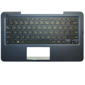 Πληκτρολόγιο Laptop Keyboard for Asus T300CHI T302CHI US Palmrest Blue OEM(Κωδ.40772USPALM)