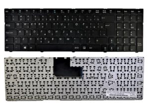 Ελληνικό Πληκτρολόγιο Laptop Keyboard for DNS 0801143 0801149 0801188 0801480 0801481 Black With Frame Greece GK MP-13A86GR-528 0KN0-CN1GR12 C15 (Κωδ.40592GR)