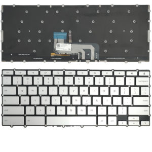 Πληκτρολόγιο Laptop Keyboard for ASUS Chromebook C425 C433TA C434TA C425TA US Silver with Backlit OEM (Κωδ.40872USNOFRBL)