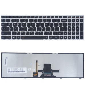 Πληκτρολόγιο - Laptop Keyboard για Lenovo Ideapad 500-15ISK 5N20H03429 5N20H03459 5N20H03486 N20H03492 5N20H03468 PK131BJ2B00 PK131BJ2C00 US Backlit Silver (Κωδ.40056USBACKLITSILVER)
