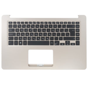 Πληκτρολόγιο Ελληνικό - Greek Laptop Keyboard Palmrest για Asus VivoBook 15 X510UA X510UQ F510UA S510 X510UR X510UN X510UF X510QR X510QA GR Gold ( Κωδ.40568GRPALM )
