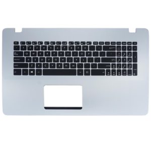 Πληκτρολόγιο - Laptop Keyboard Palmrest για Asus Vivobook Pro 17 N705U X705NA X705UA X705UQ X705FD X705FN X705UV X705UN X705UD X705QA US Backlight Silver ( Κωδ.40648USPALM )