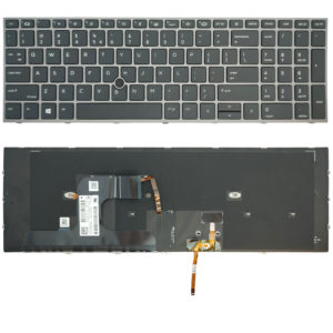 Πληκτρολόγιο Laptop Keyboard for HP ZBOOK Fury 17 G7 M04679-B31 M20128-B31 US layout Grey Frame with Backlit OEM(Κωδ.40853USBL)