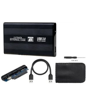Εξωτερική Θήκη Σκληρού Δίσκου - External Case HD enclosure Serial ATA 2.5 USB 3.0 Black ΟΕΜ με θήκη (Κωδ. 1-PER0001)